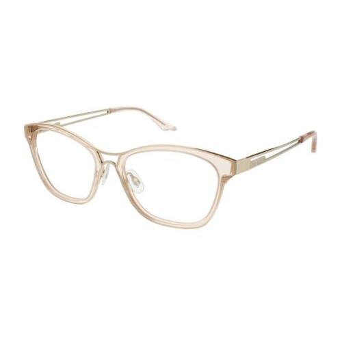 Steve Madden Tululla Blush 50/16/135 Gold Beige Eyeglasses/plastic/metal