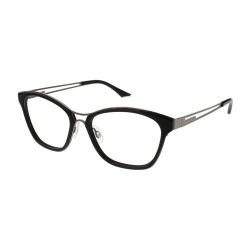 Steve Madden Tululla Black 50/16/135 Gold Beige Eyeglasses/plastic/metal