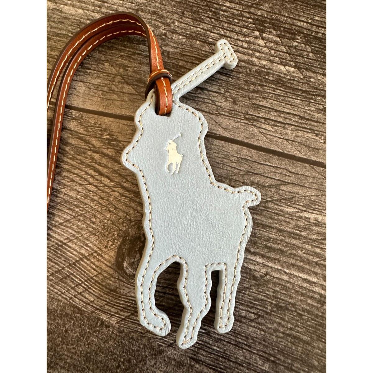 Polo Ralph Lauren Leather Bag Charm Ornament