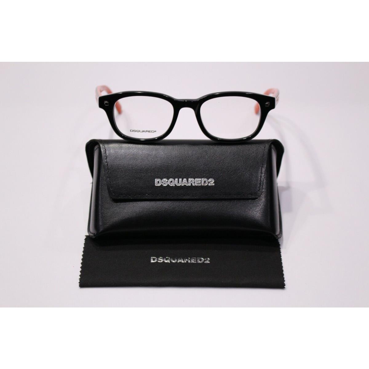 Dsquared2 Eyeglasses DQ5098 001 Black-orange 48mm