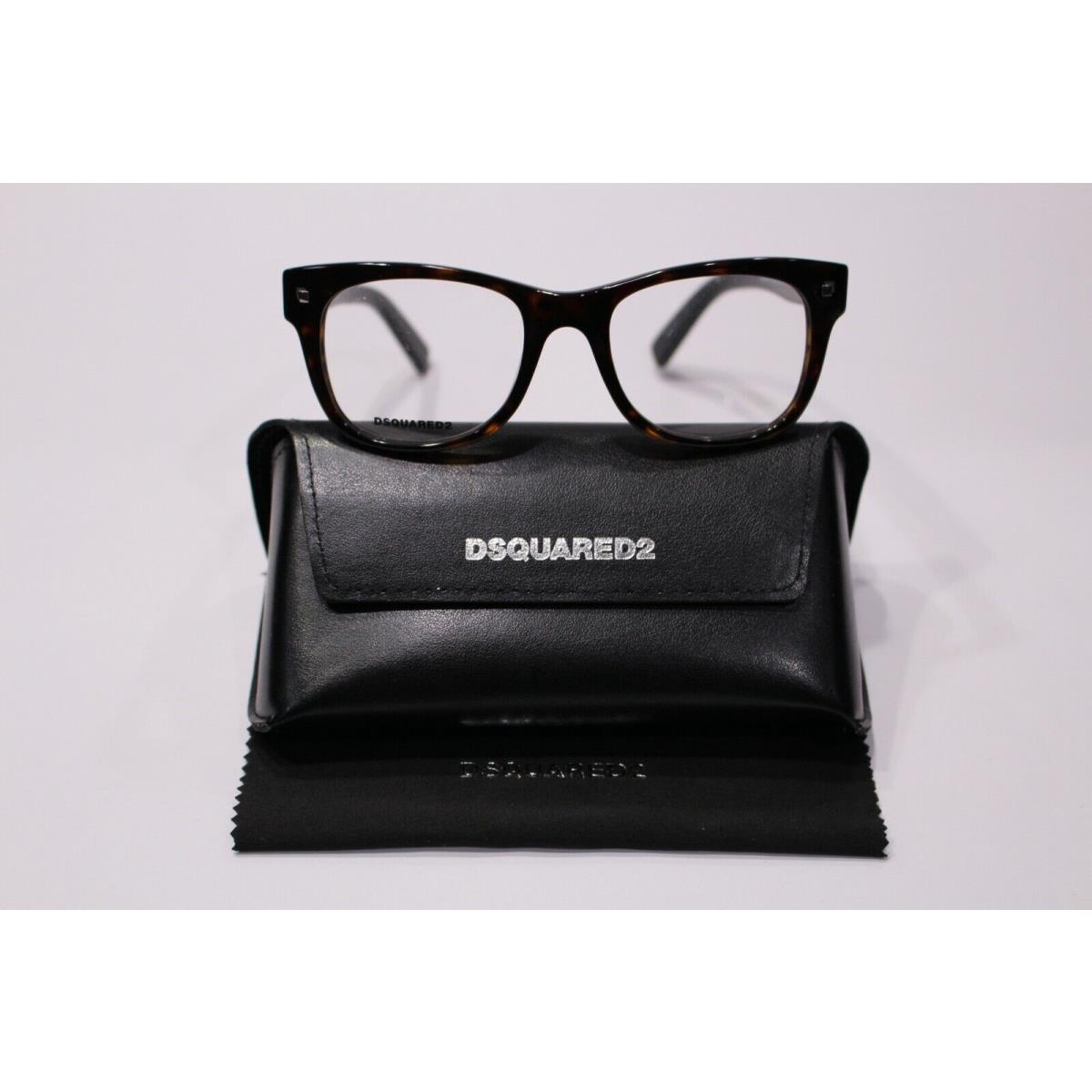 Dsquared2 Eyeglasses DQ5145 052 Dark Havana-black 51mm