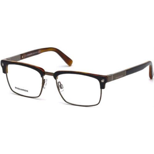 Dsquared2 DQ5169 005 Black Square 53-18-140mm Full Rim Unisex Eyeglasses