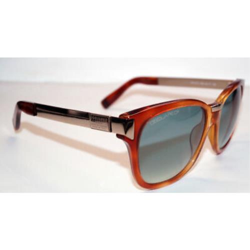 Dsquared2 DQ0131 53B Blonde Havana Square Gray 54-17-135mm Unisex Sunglasses