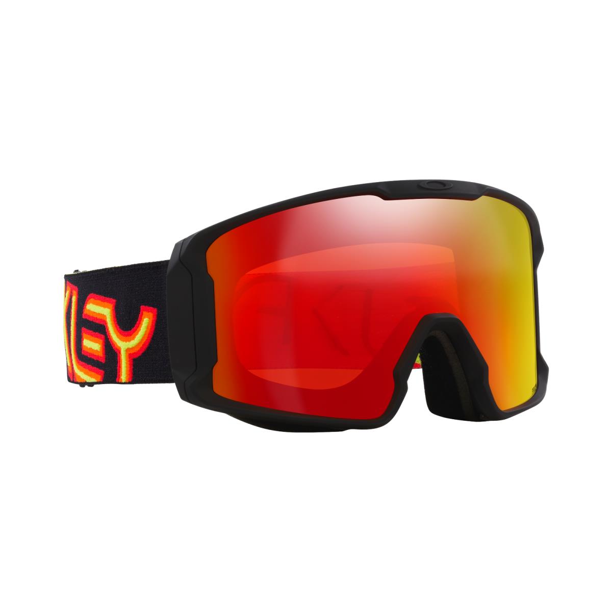 Oakley Line Miner L Snow Goggles - 2024 - Black Fire W/prizm Torch - Frame: Black Fire, Lens: