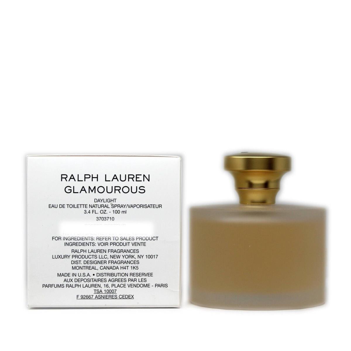 Ralph Lauren Glamourous Daylight Eau DE Toilette Spray 100 ML/3.4 Fl.oz. T