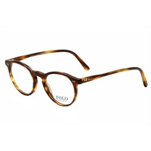 Polo Ralph Lauren Eyeglasses PH2083 2083 5007 Havana Striped Optical Frame 46mm