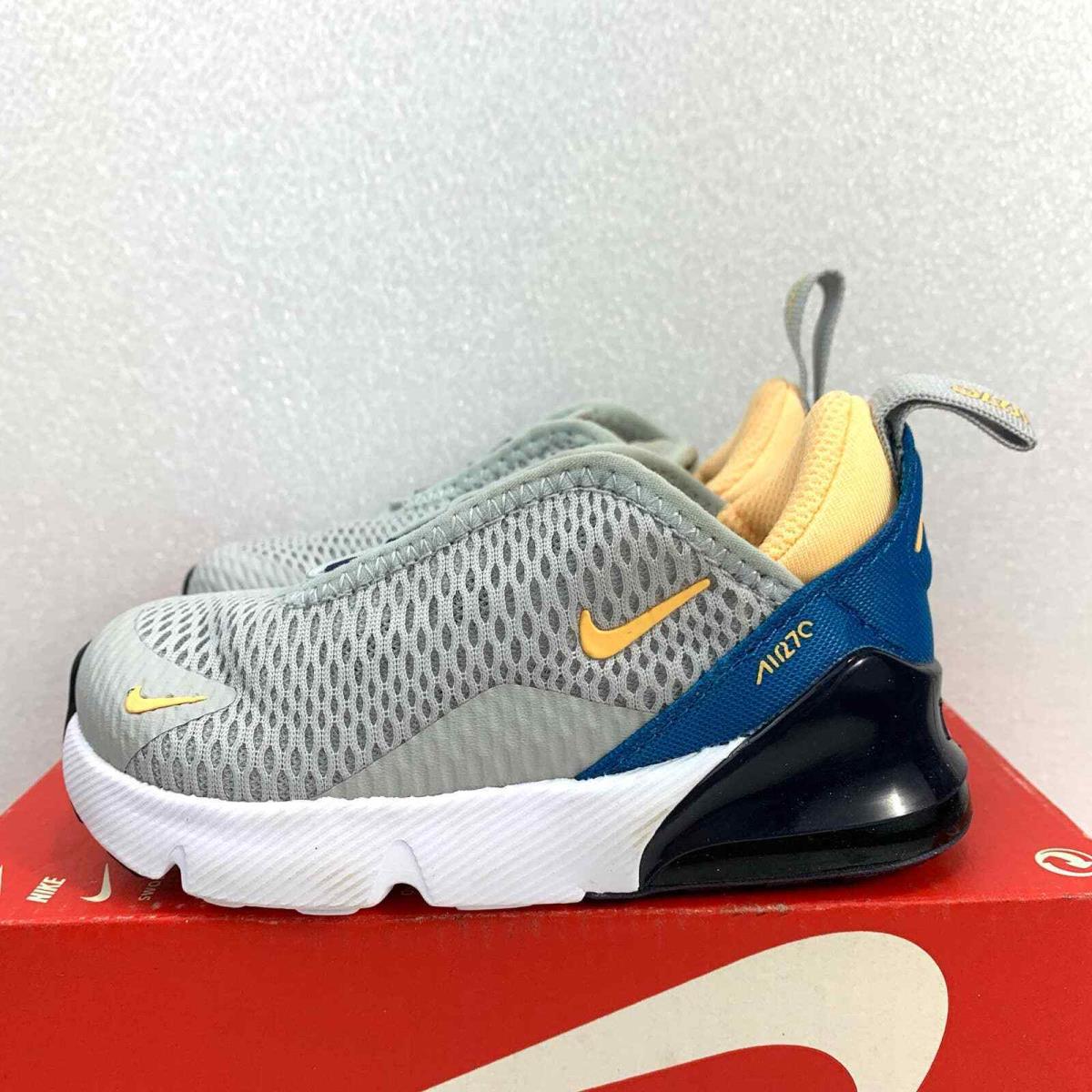 Nike Air Max 270 Sneaker Shoes Little Kid 7C Nike shoes Gray Fash Direct