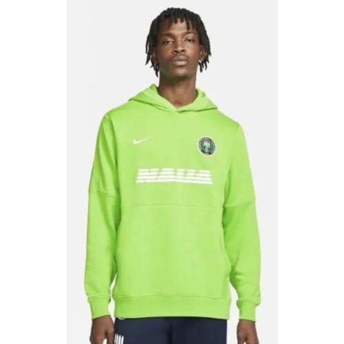 Nike Nigeria French Terry Soccer Hoodie Green - Medium DH4828 398