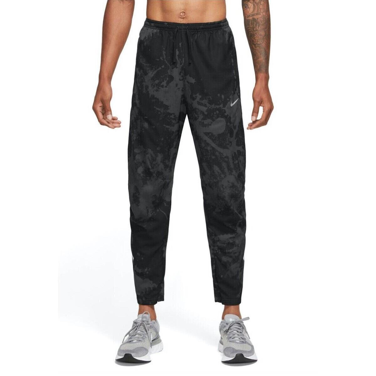 Men`s Nike Dri-fit Run Division Pants Black Running Gym DX0849 010 Size L