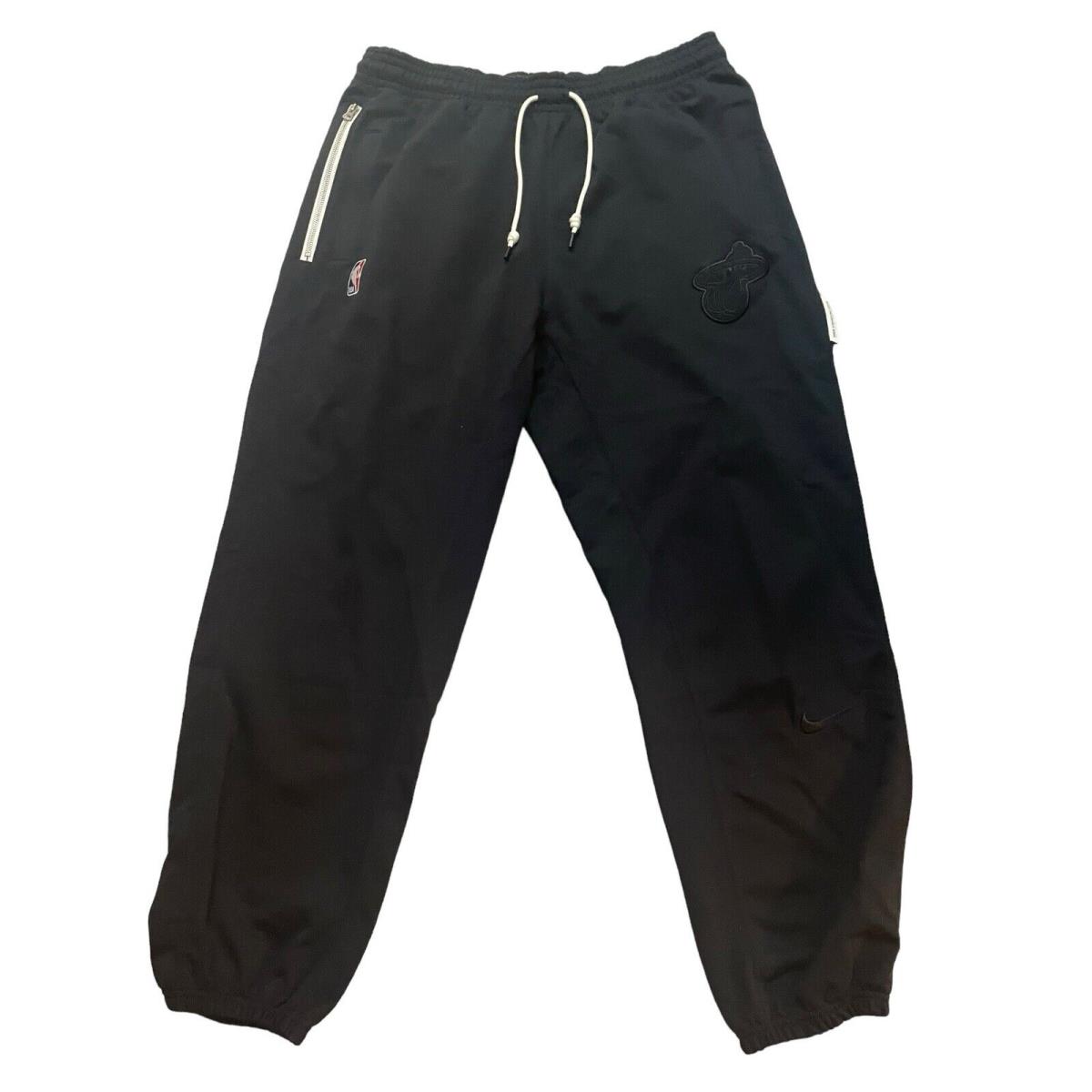 Nike Nba Miami Heat Engineered Joggers Pants Men 2XL Black DA7905-010