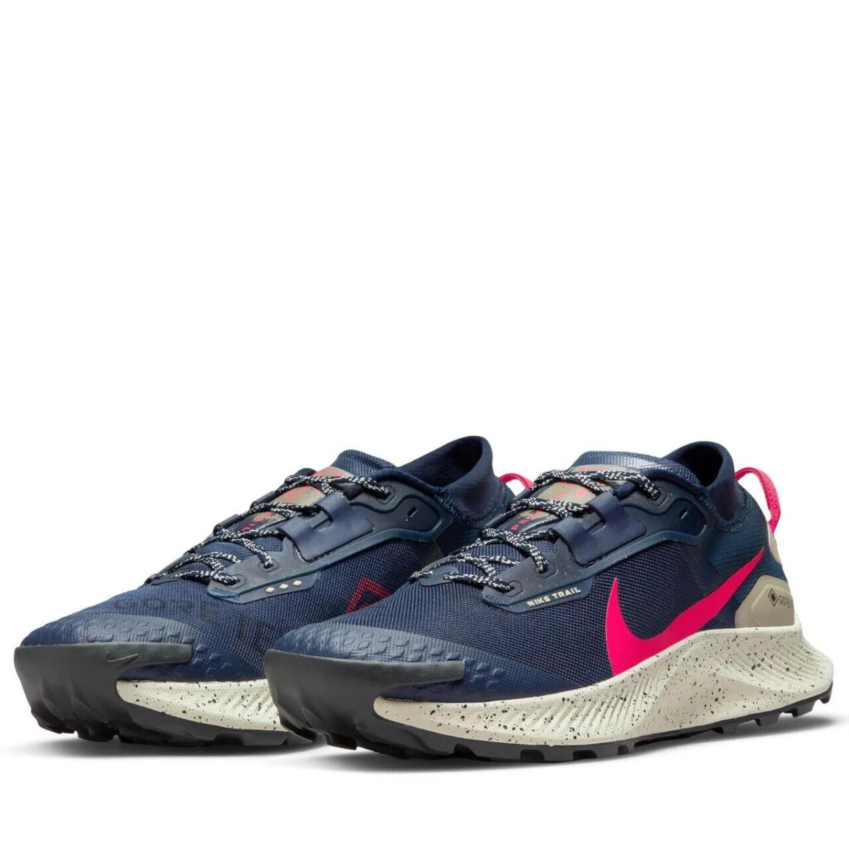 Nike Air Zoom Pegasus Trail 3 Gtx Size 8 Men s Obsidian Red DC8793-401 Shoes - Multicolor