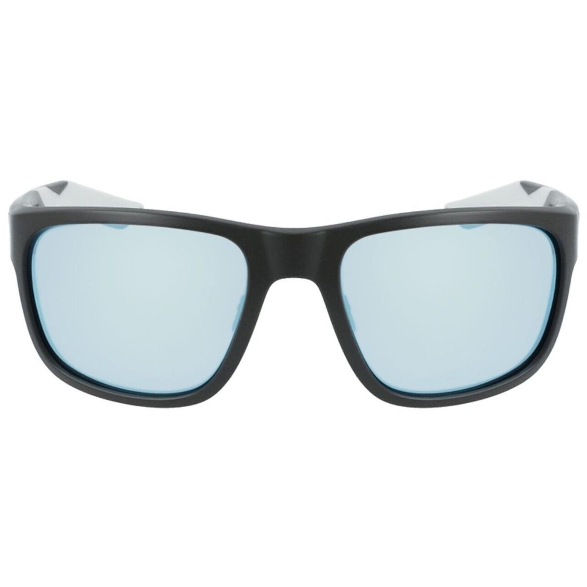 Dragon Shore X H20 Sunglasses - Matte Gray / Lumalens Blue Frozen Polarized Lens
