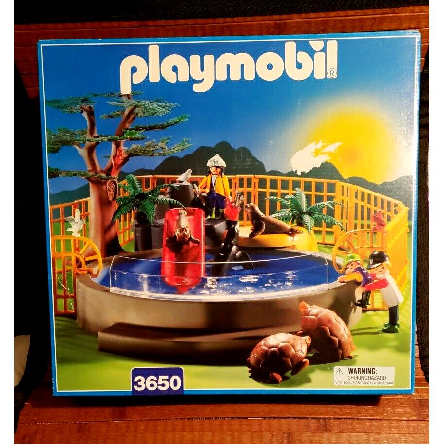 Playmobil 3650 Vintage Zoo Sea Life Aquarium Box