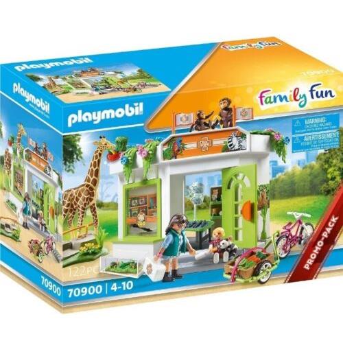 Playmobil 70900 Family Fun Zoo Veterinary Practice 122 Pc Toy Playset
