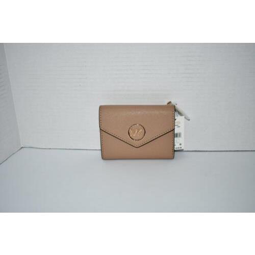 Michael Kors Greenwich Med Envelope Tri-fold Closure Wallet in Camel 32S1GNME6L