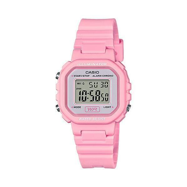 Casio Led Light 1/100-Second Stopwatch Digital Kid`s Watch Pink LA-20WH-4A1