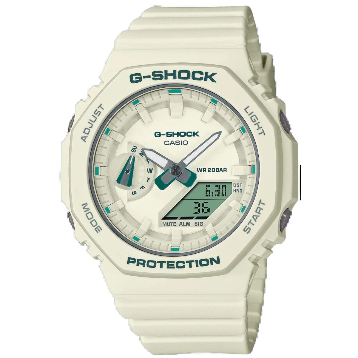Casio G-shock GMAS2100GA-7A Modern Green Ana-digi Casioak Limited Watch