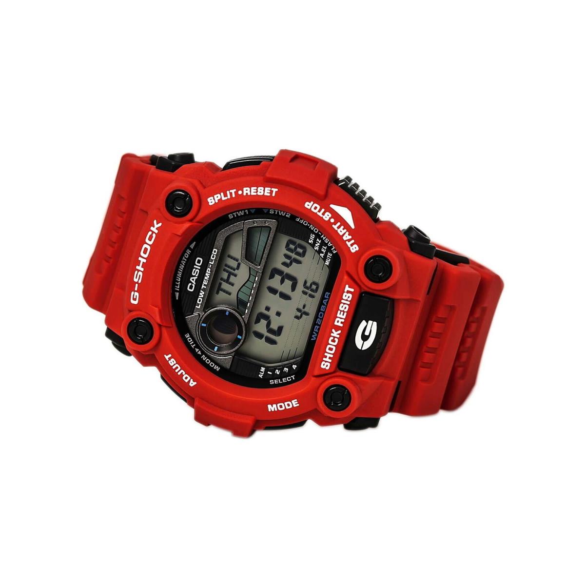 Casio Men`s G-shock G-rescue Series Red Digital Watch Multi-functional G-7900A