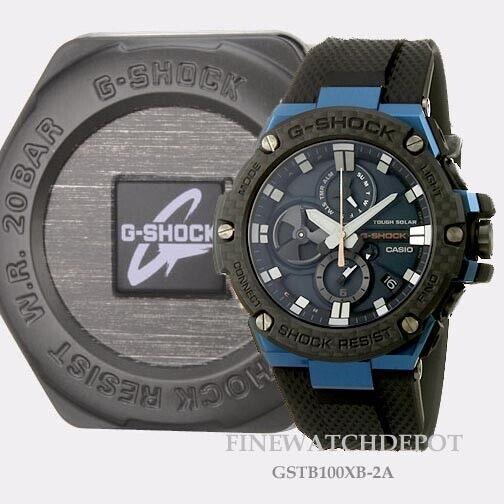 Casio G-shock Men`s Bluetooth Connected Pvd Strap Watch GSTB100XB-2ACR