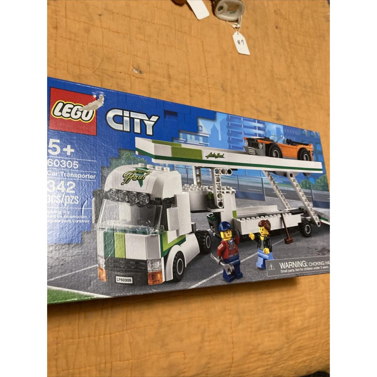 Lego City Car Transporter 60305 Building Kit Playset 342 Piece in Package