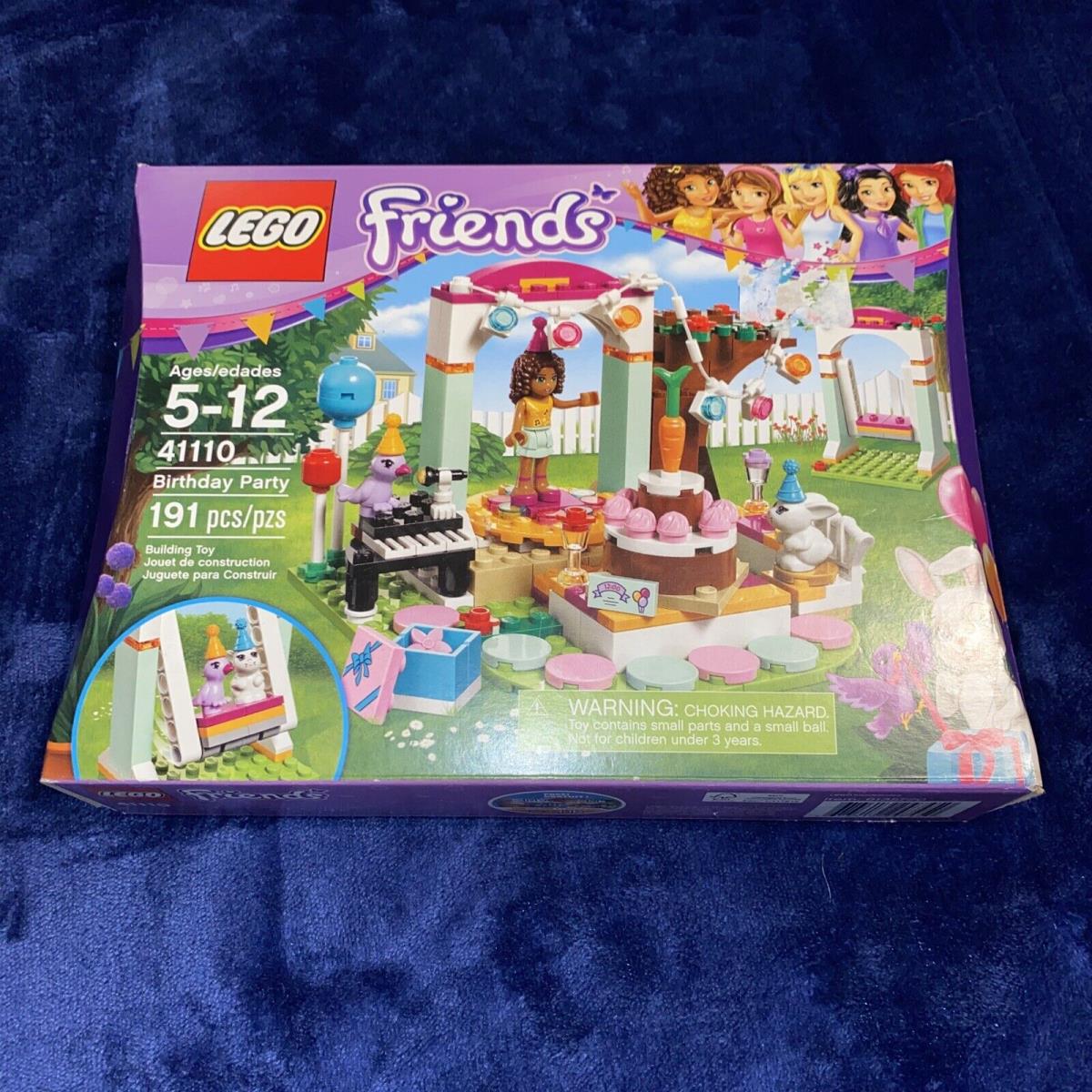 Lego Friends Birthday Party 41110 Retired Set