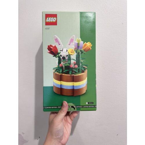 Lego Official Easter Basket with Bunny and Flowers Limited Edition