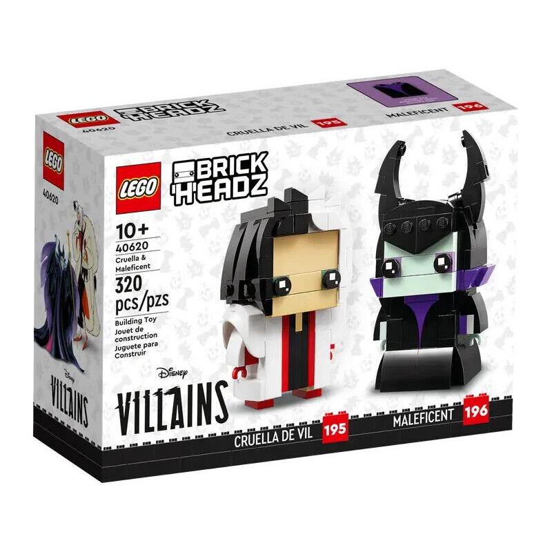 Lego Cruella Maleficent 40620 Brickheadz Minifigure Building Set