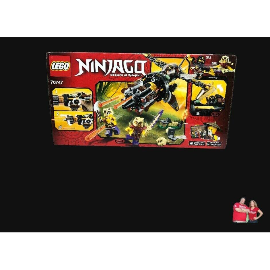 Lego Set 70747 Ninjago Boulder Blaster Master of Spinjitzu 236 Pieces