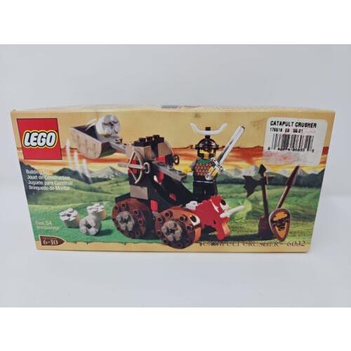 Nisb Lego Castle Catapult Crusher 6032 Knights Kingdom Set 54 Pcs W/ Tag