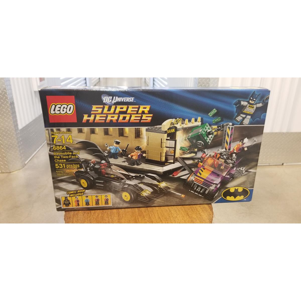 Lego 6864 Batman Two Face Chase Minifigures DC Comics Super Hero Batmobile 2 Usa