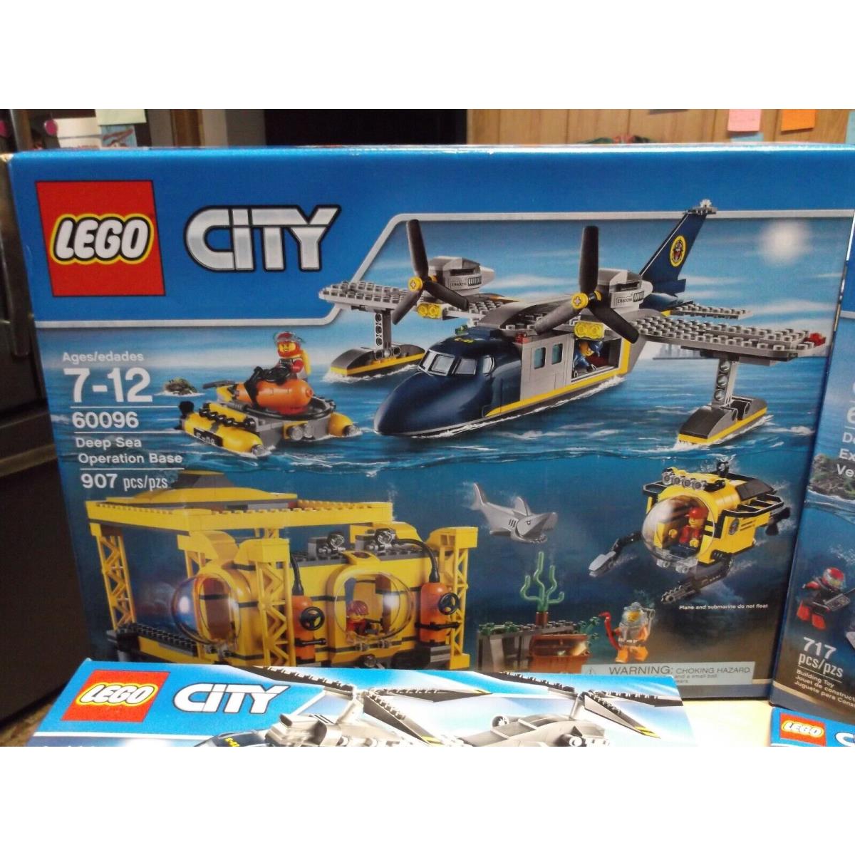 Lego City 60090 60091 60092 60093 60095 60096 Deep Sea Collection
