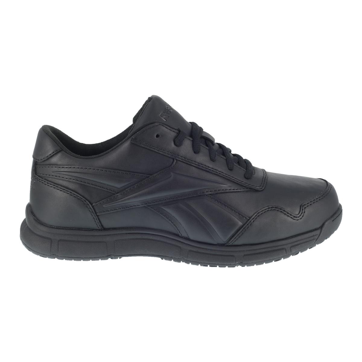 Reebok Womens Black Leather Work Shoes Jorie LT SR Oxford