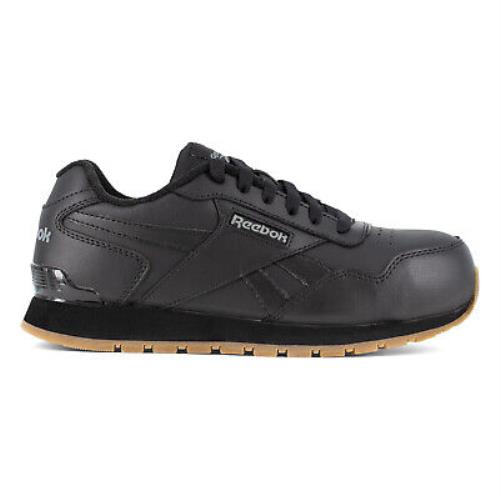 Reebok Womens Black Leather Work Shoes Harman Classic CT