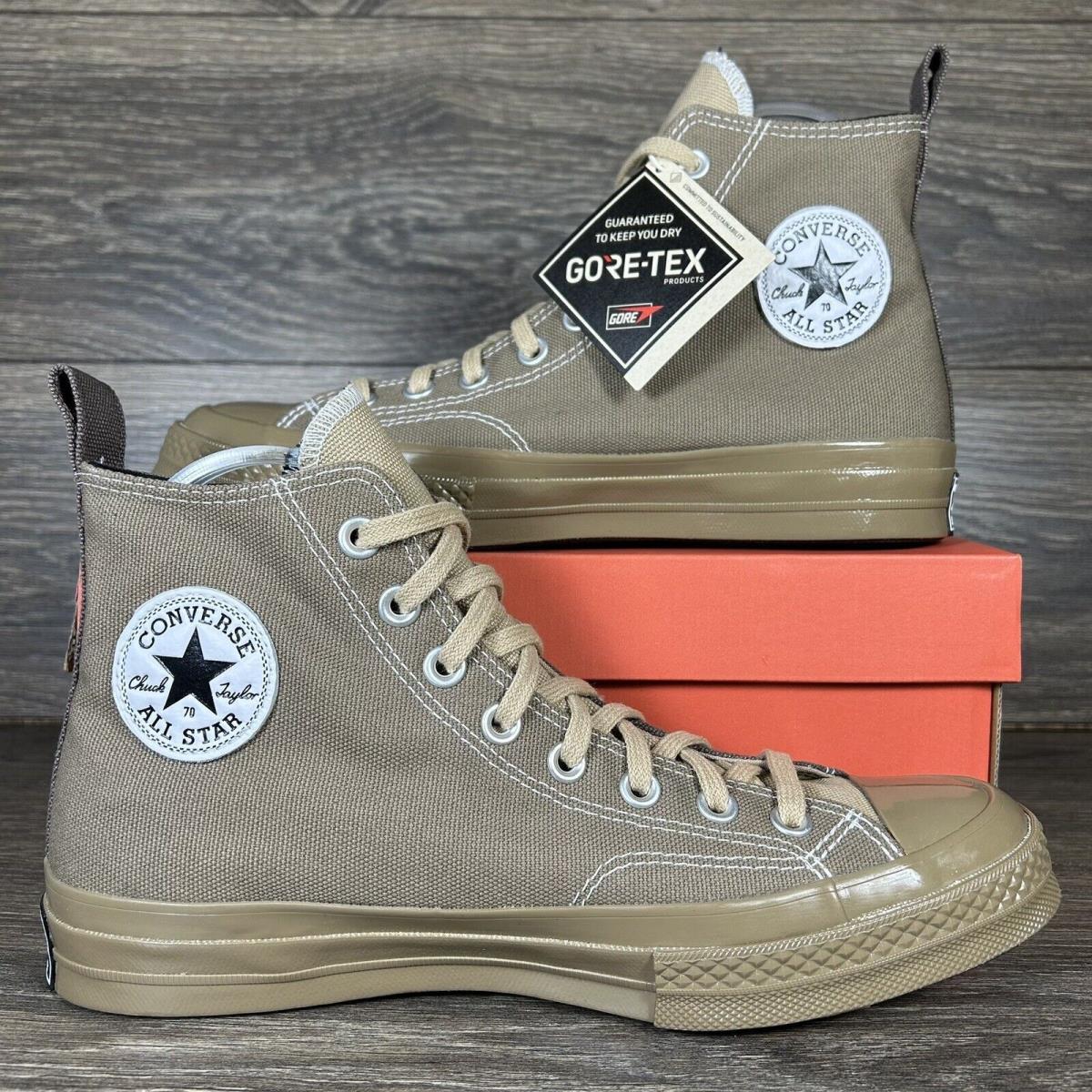 Converse Men`s Chuck 70 Hi Gore-tex Gtx Brown Waterproof Winter Shoes Sneakers