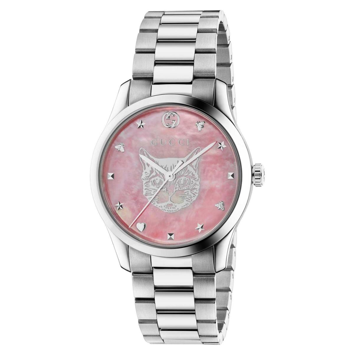 Gucci Women`s G-timeless Mop Dial Watch - YA1265013