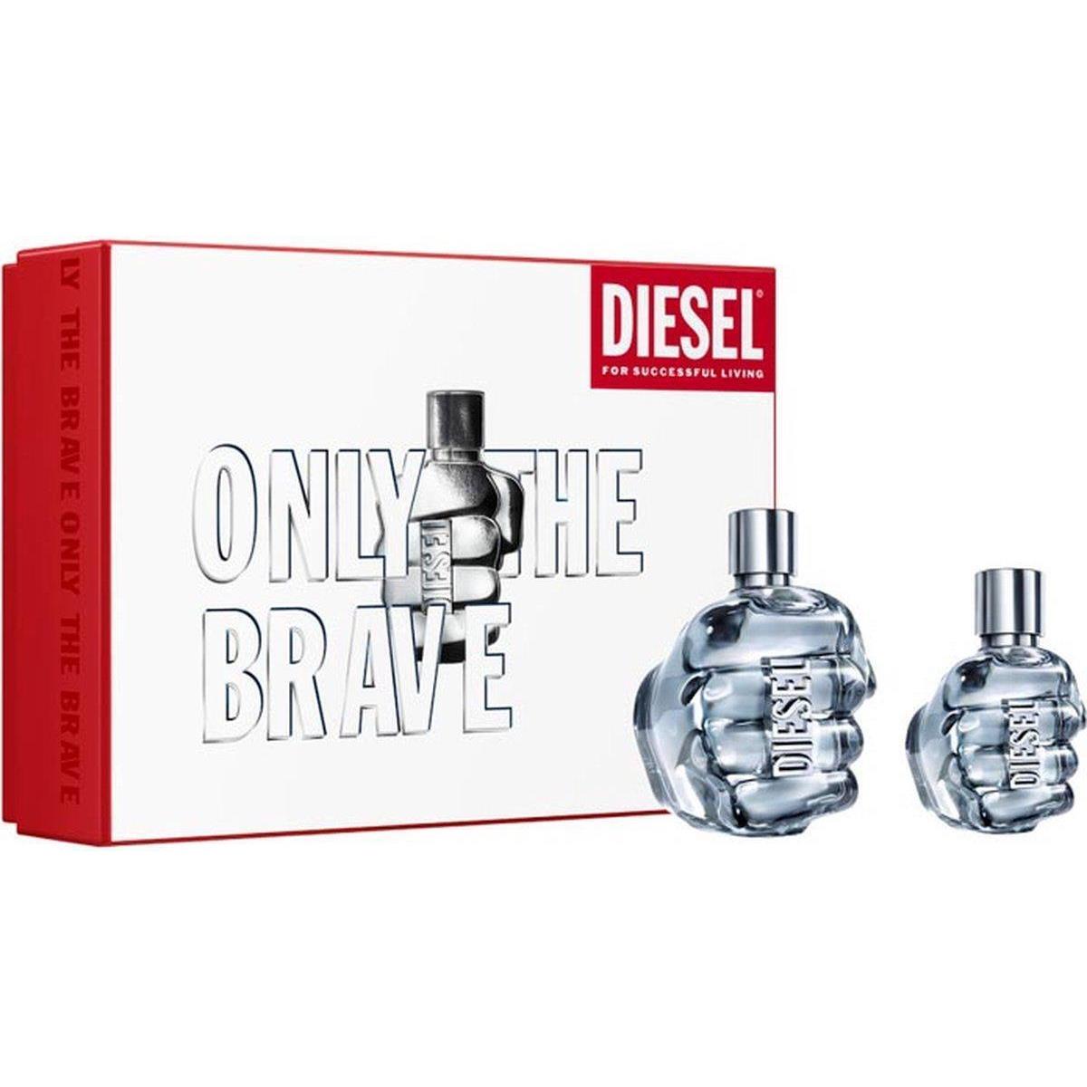 Diesel Only The Brave Gift Set 2 PC - 4.2 oz Edt +1.1 oz Edt