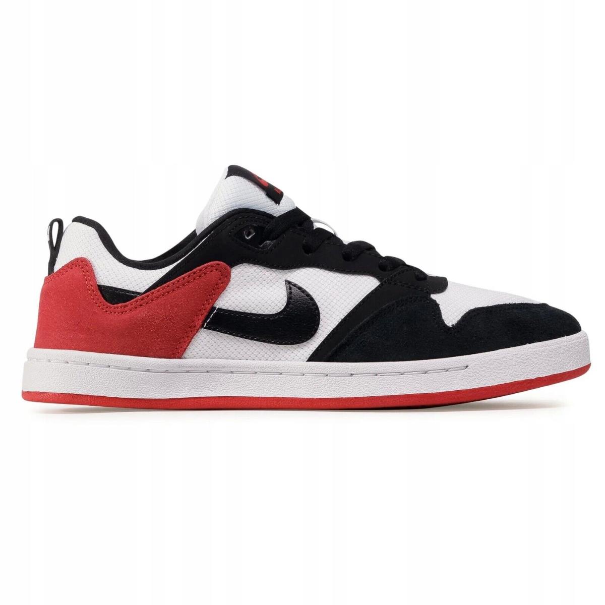 Nike Alleyoop SB CJ0882-102 Men`s Black White Red Low Top Sneaker Shoes XXX535 - Black White Red