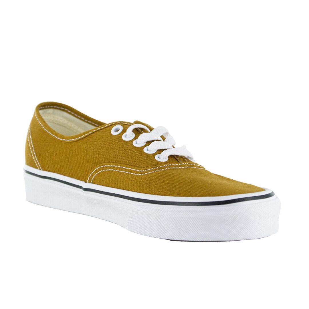 Vans Color Theory Sneakers Golden Brown Skate Shoes