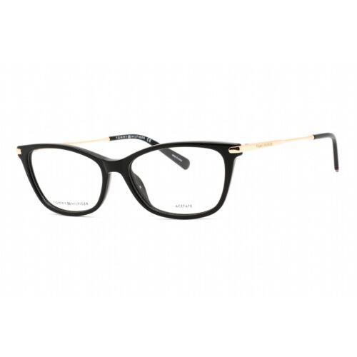 Tommy Hilfiger Men`s Eyeglasses Black Plastic Frame Clear Lens TH 1961 0807 00