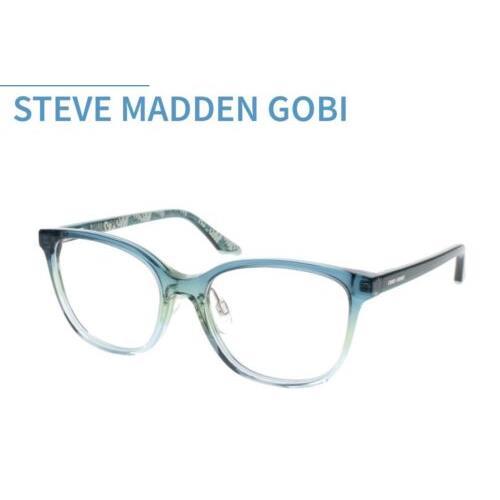 Steve Madden Gobi Blue Green Fade 50/15/135 MM Eyeglass Frame with Eyeglass Case