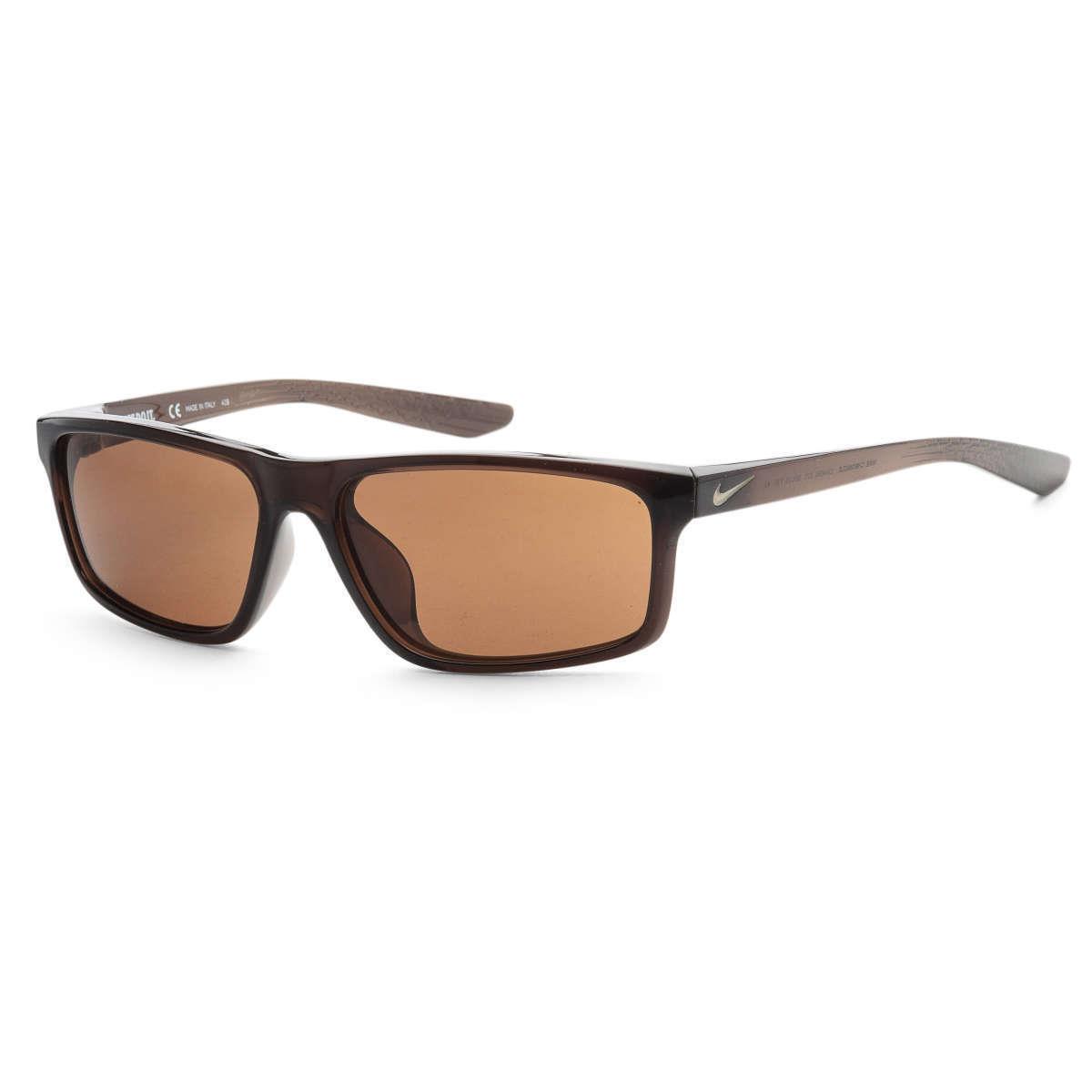 Nike Unisex Chronicle Rectangular Sport Sunglasses Velvete Brown