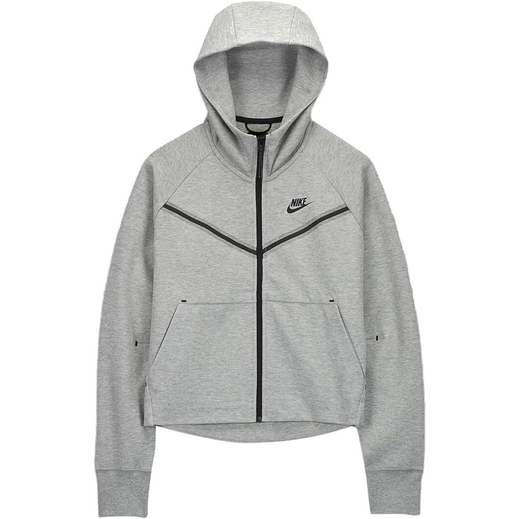 Women Nike Sportswear Tech Fleece Windrunner Gray