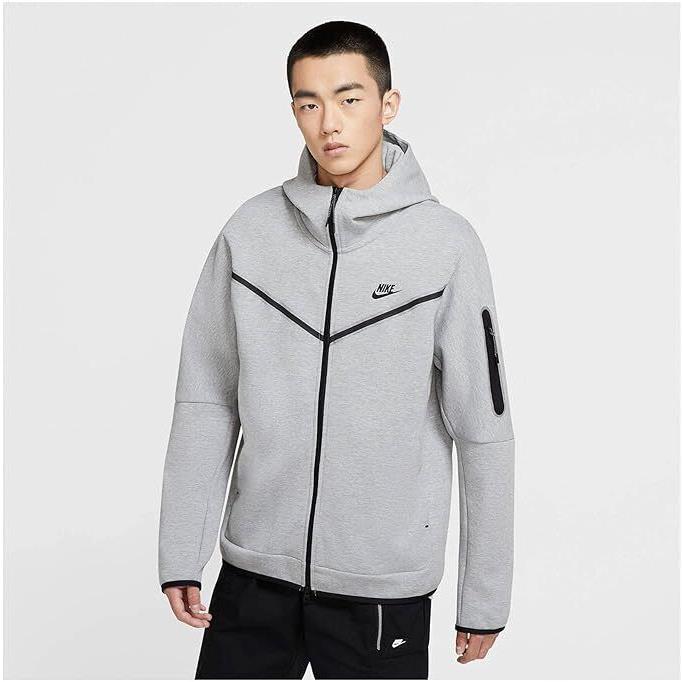 Nike Sportswear Tech Fleece Windrunner Men`s Full-zip Hoodie Gray