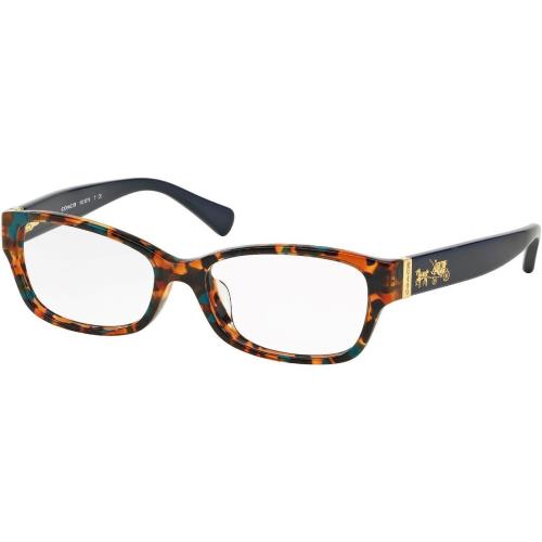 Coach HC6078 5337 Teal Confetti/teal Women`s Eyeglasses 52-16-135