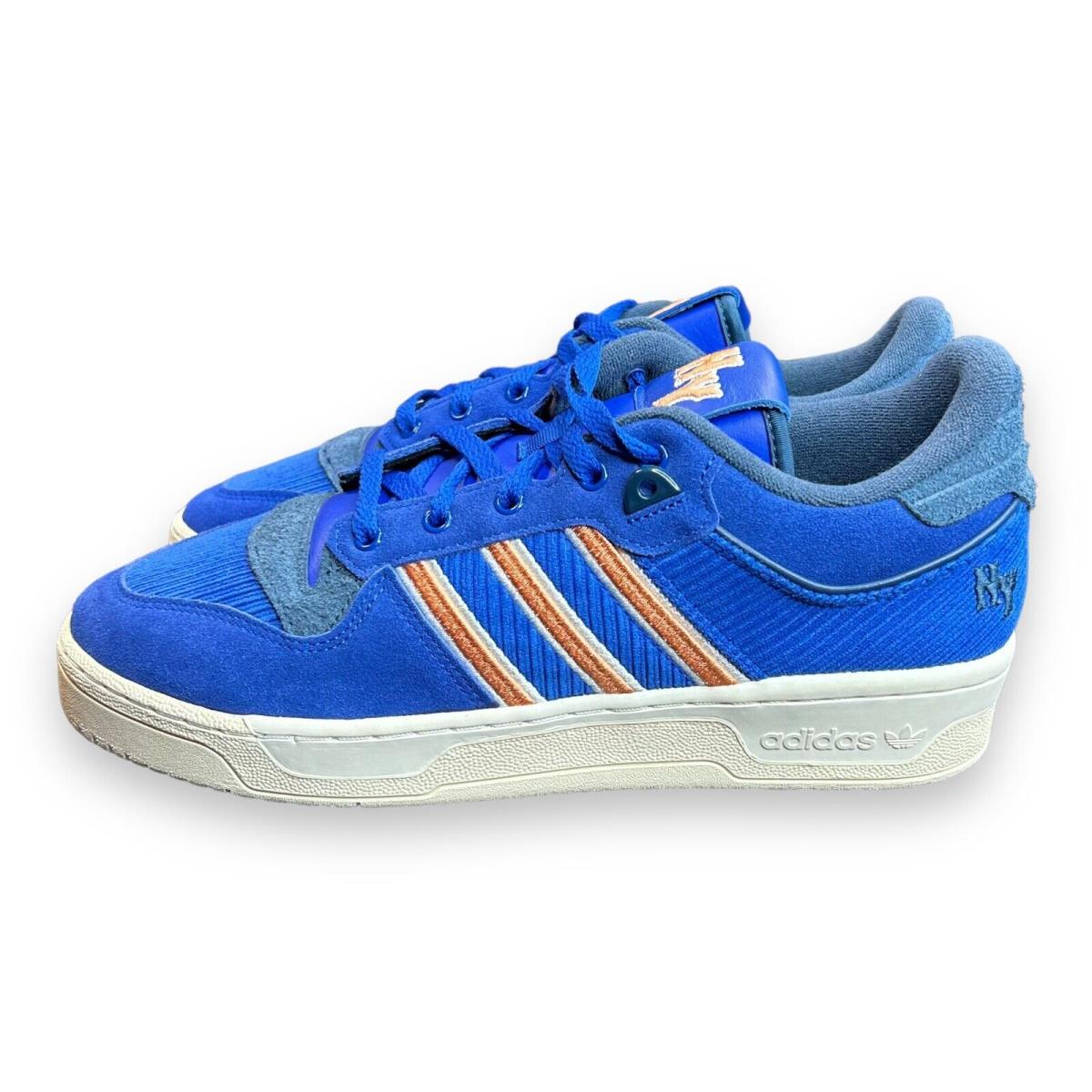 Adidas Rivalry Low 86 Shoes ID4755 Boblue/hazcop/cwhite Size 10 - Blue