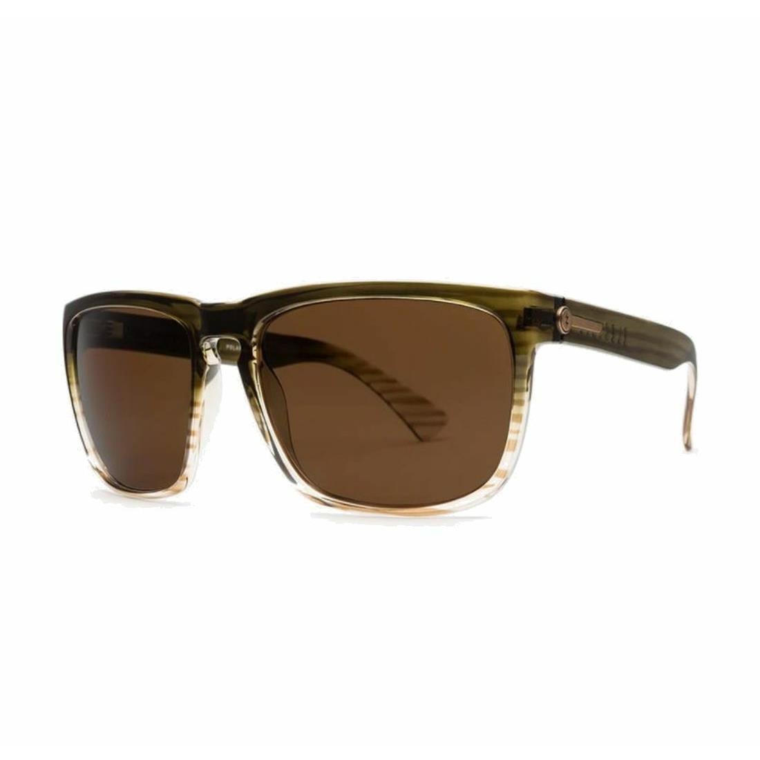 Electric Knoxville XL Sunglasses Red Wood with Bronze Polarized Lens - Frame: Red Wood, Lens: