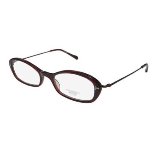 Oliver Peoples Didi Eyeglasses Designer Red Womens Japan SI Full-rim Metal