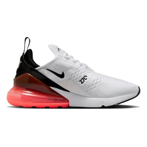 Size 8.5 - Nike Men`s Air Max 270 `white Hot Punch` Shoes FD0283-100 - White