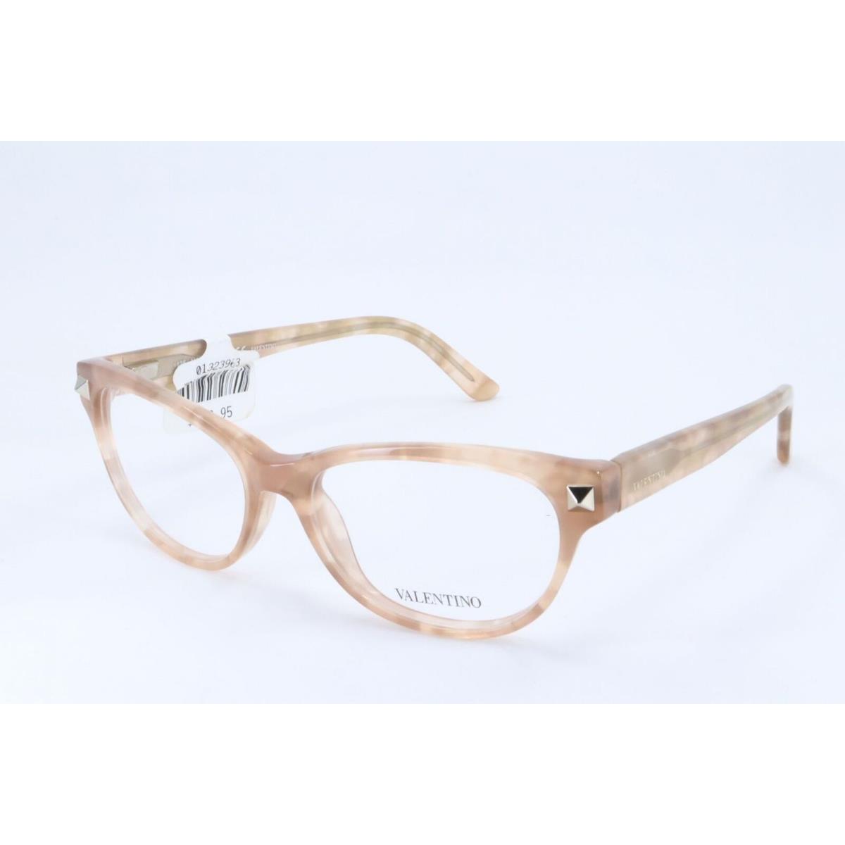 Valentino V2660 Rose Cat Eye Women Full Rim 52-16-135 Eyeglasses Frames