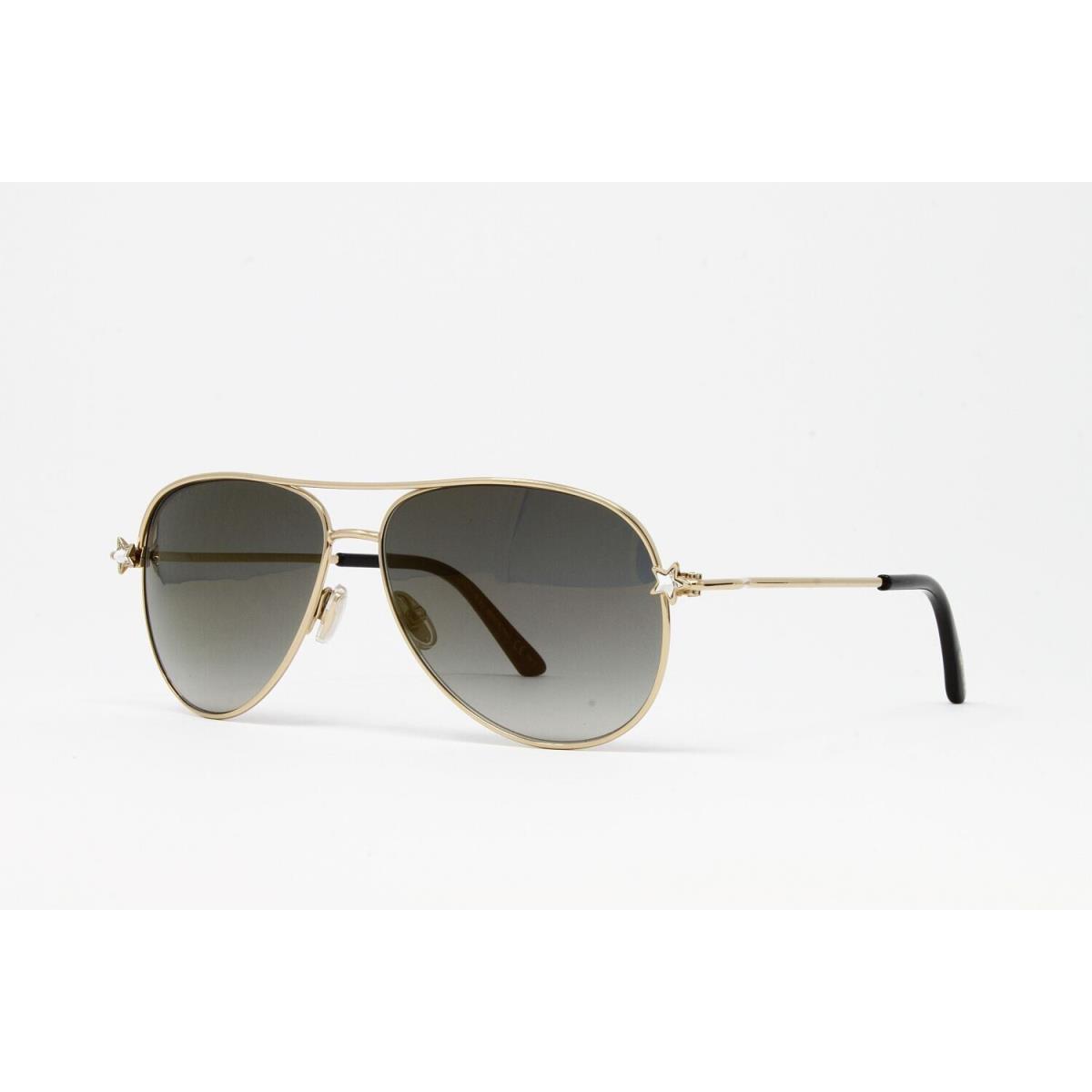 Jimmy Choo Sunglasses Women`s Aviator Sansa J5G Gold Aviator Size 58mm